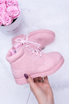 Children's Insulated Trapper Boots Powder Pink Dexter