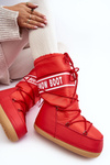 Women's High Snow Boots Red Venila