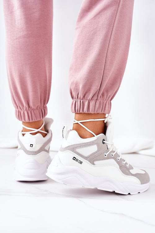 Sneakersy Buty Sportowe Big Star Białe GG274643