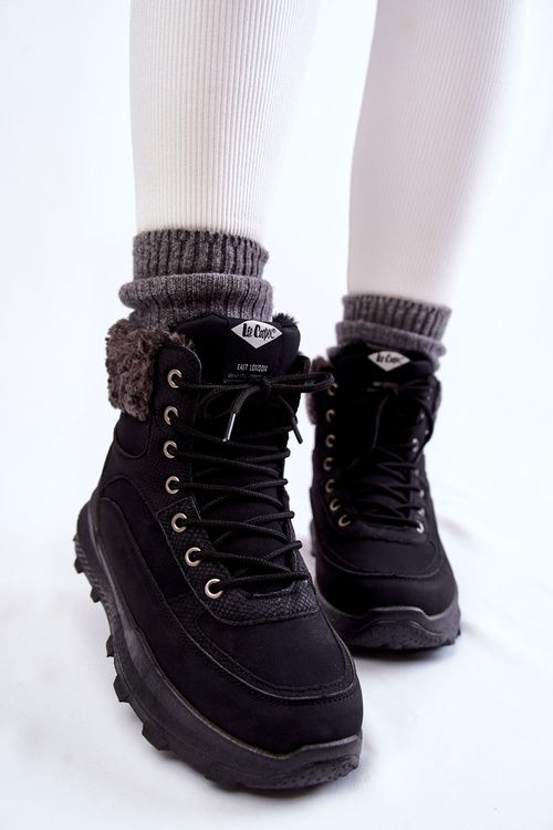 Warm Boots Trappers Lee Cooper LCJ-22-44-1362 Black