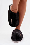 Furry Women's Slippers Black Belinna