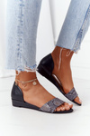 Leather Sandals Maciejka 1971-59 Black-Grey