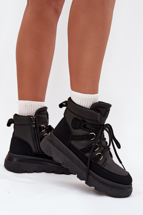 Women's Ankle Boots Platform Black Liorae