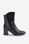 Insulated Women's Heeled Boots Black Relabina