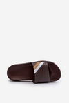 Classic Lightweight Men's Flip-Flops Brown Bemostom