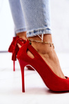 Women’s Stilettos Suede Red Leven