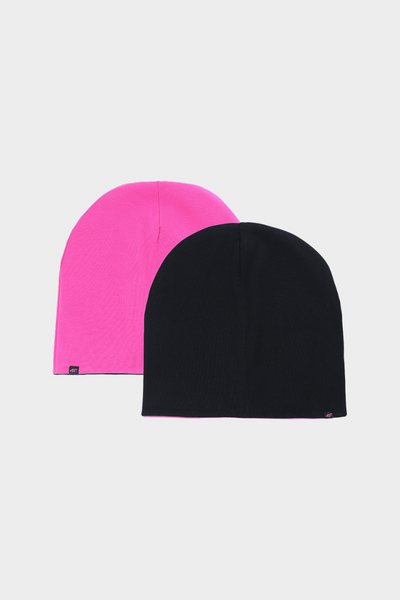Dziecięca Czapka Beanie Dwustronna Fuksja 4F 4FJWAW24ACAPU449-55S