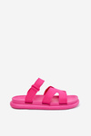 Women's Rubber Slides With Strap Fuchsia Tavirae