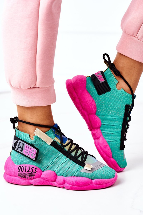 Women's Sports Shoes Sneakers Green Bubble Tea