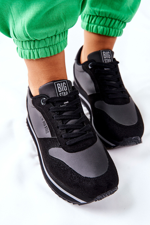 Sport Shoes Memory Foam Big Star II274217 Black