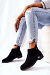 Women's boots suede black Numbero