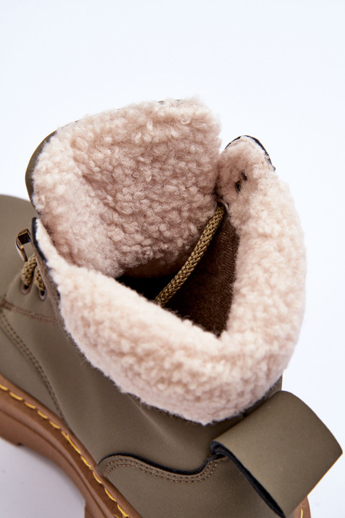 Women's Fur-Lined Trappers Green Jette