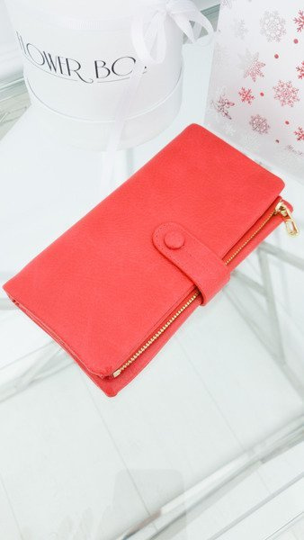 Large Women's Wallet Red
