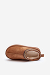 Slippers with Thick Sole in Eco Suede Camel Sylva