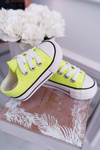 Kids' Glitter Sneakers Lime Misty