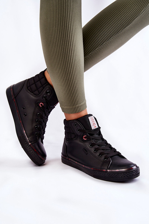 Women's High Sneakers Cross Jeans KK2R4058C Black