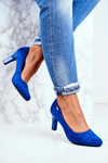 Women's Sergio Leone Suede Indigo pumps Orsola