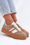 Low Platform Sneakers Khaki Ovivene