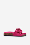 Women's Cork Platform Sandals in Fuchsia Jaihini
