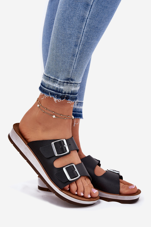 Women's Sandals With Buckles Inblu CP000042 Black