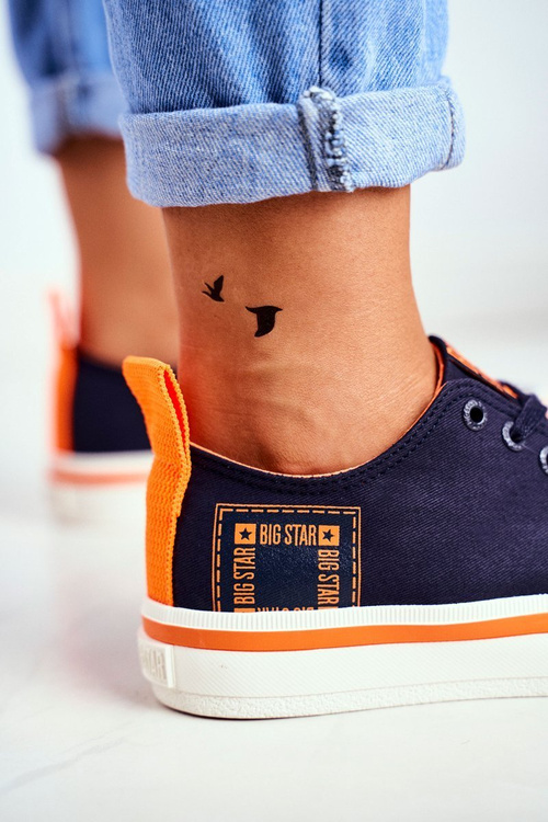 Women's Sneakers Big Star Navy Blue FF274A070