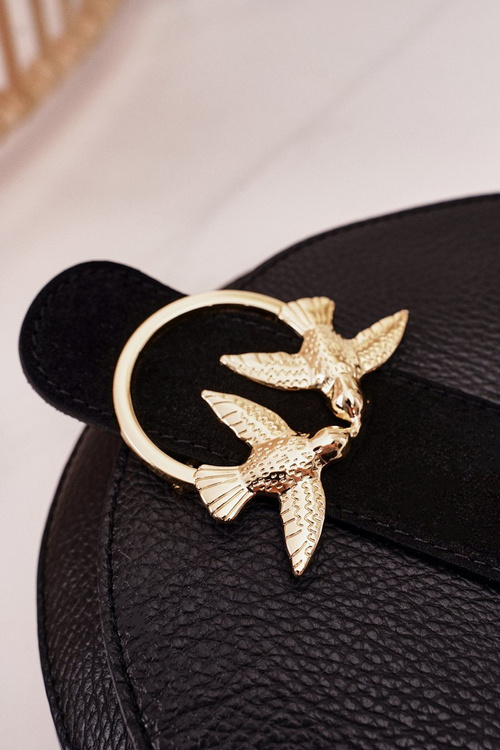 Leather Purse With Detachable Straps VERA PELLE Black