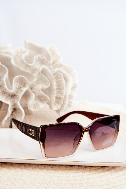 Women's UV400 Brown Sunglasses