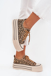Womens Sneakers On Massive Platform Leopard Marinae