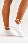Sneakers On A Massive Platform White Suzane