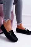 Women's Comfortable Black Sellar Moccasins
