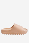 Fashionable Platform Slippers Beige Estella