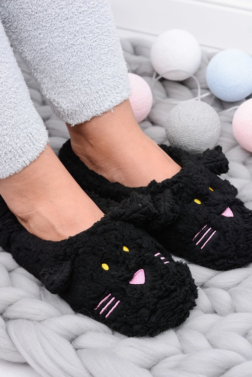 SOXO Women's Homemade Black Mouse Slippers