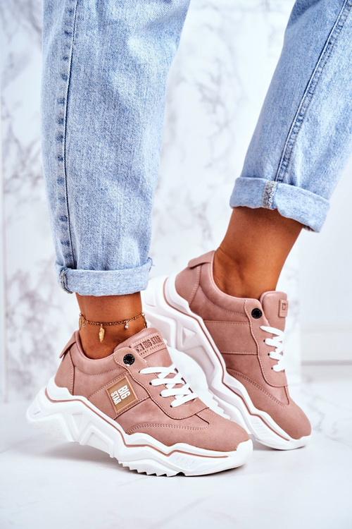 Buty Sportowe Sneakersy Big Star Różowe GG274210 