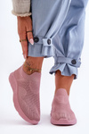 Women's Slip-On Sports Shoes Pink Claris