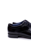 Men's Bednarek Elegant Leather Shoes Lacquered Black Gaspare