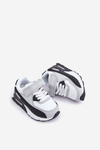 Children's Leather Sports Shoes On Platform Black-White Lori