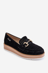 Women's Loafers On The Platform Black Danny