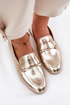Leather Loafers Ladies Maciejka K6809-25 Gold