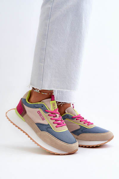 Damskie Sneakersy Multikolor Memory Foam System Big Star NN274692