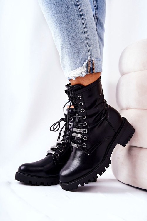 Leather Boots Lilinth Black