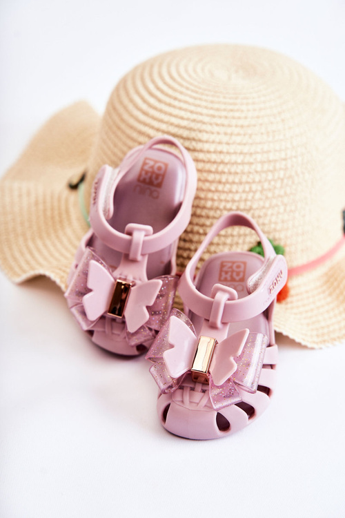 Children's Sandals With Velcro Fragrant ZAXY JJ385034 Light purple