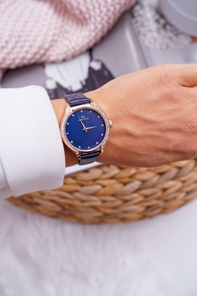 Women's Giorgio & Dario Watch with Zircons Navy Blue Prime