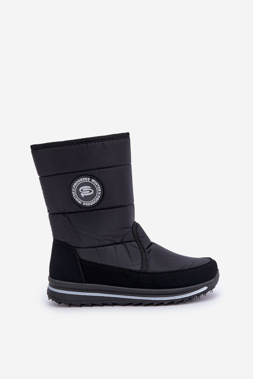 Śniegowce Damskie Zamek Czarne Progress PROGJ-21-09