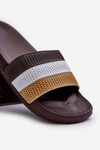 Classic Men's Flip Flops with Straps Brown Sylri