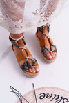 Women's Platform Sandals Camel Ergola