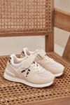 Sportowe Buty Dziecięce Sneakersy Beżowe Galisse