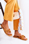 Women's Fashionable Suede Slippers Camel Lorrie