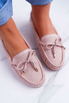 Women's Suede Moccasins Beige Grella