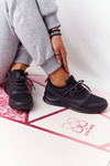 Damskie Sportowe Buty Comfort Foam Czarne The Best