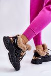 Women's Insulated Sports Boots Lace-Up Black Kerberos